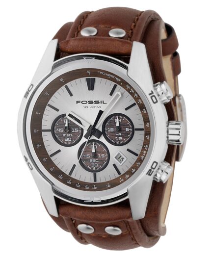 Fossil Coachman chronograaf roestvrij stalen HerenhorlogeCH2565