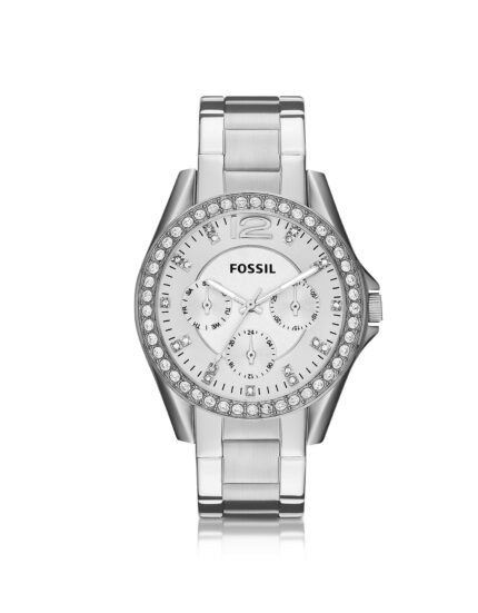Fossil Dames Riley multifunctioneel roestvrijstalen horloge ES3202
