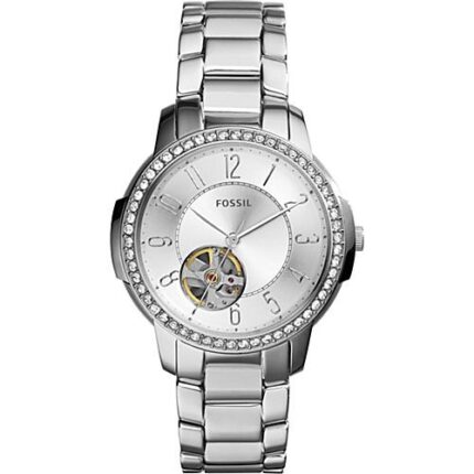 Fossil Dameshorloge ME3057 architect automatisch zelfopwindend roestvrij staal - zilverkleurig
