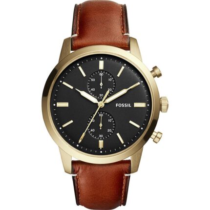 Fossil HerenhorlogeFS5338 'Townsman' chronograaf bruin roestvrij staal