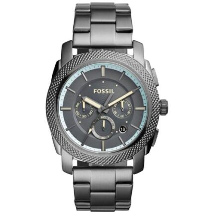 Fossil HerenhorlogeMachine FS5172 grijze roestvrijstalen quartz
