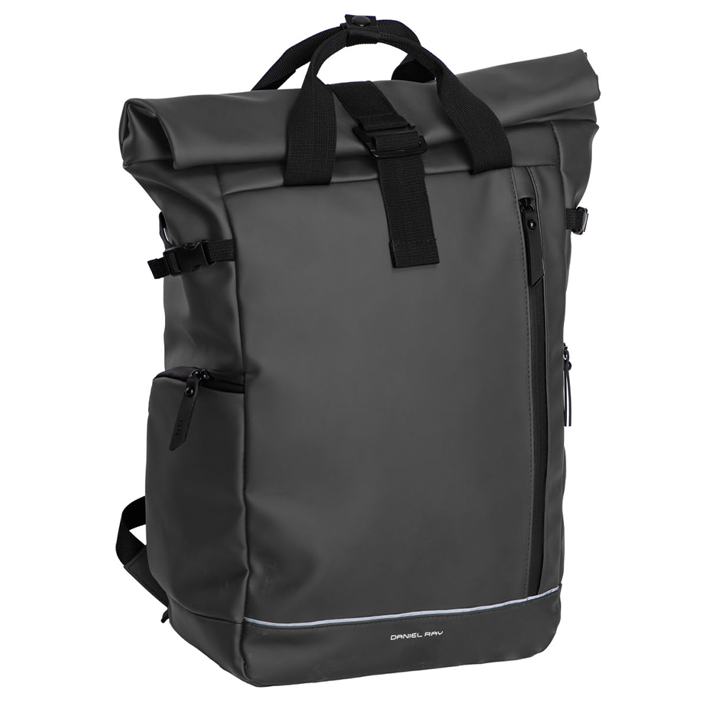 Grijs-Daniel-Ray-Central-Rolltop-Laptoprugtas-XL-Waterproof-Antraciet
