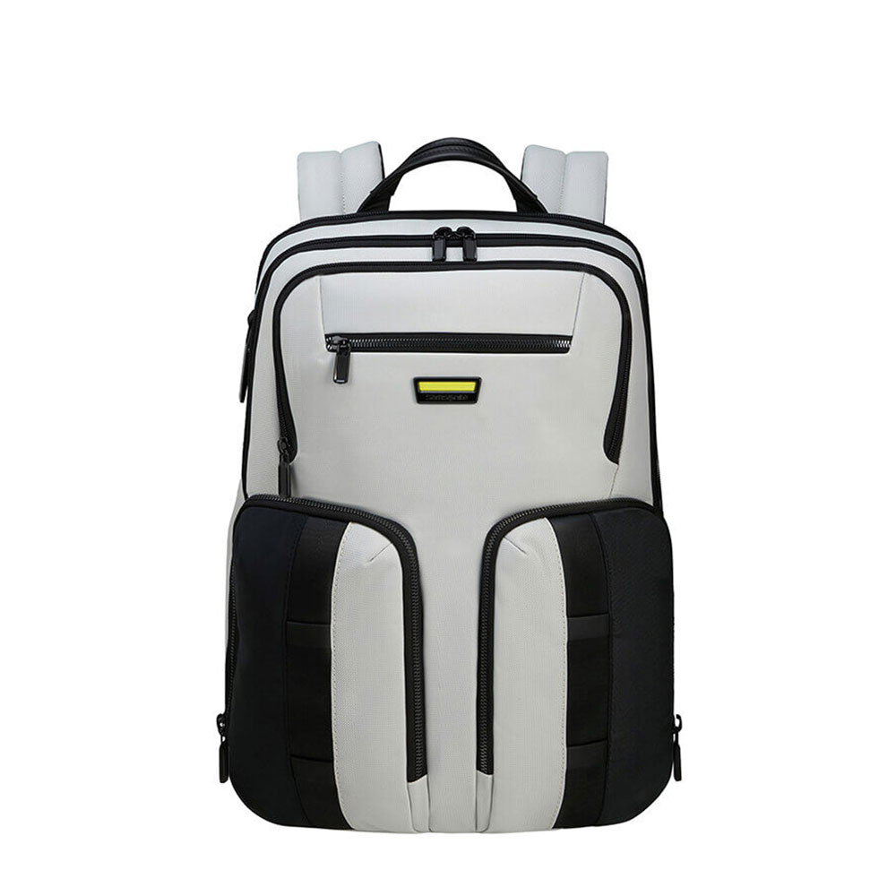 Grijs-Samsonite-Urban-Eye-Laptop-Backpack-2-Pockets-14.1-Light-GreyLime
