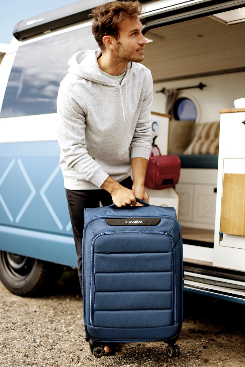 Grijs-Travelite-Skaii-4-Wiel-Trolley-S-AntraciteGrey