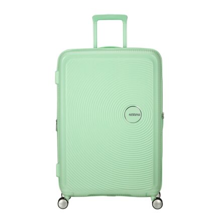 Groen American Tourister Soundbox Spinner 77 Expandable Pastel Green