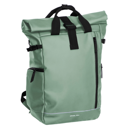 Groen Daniel Ray Central Rolltop Laptoprugtas XL Waterproof Oud Groen