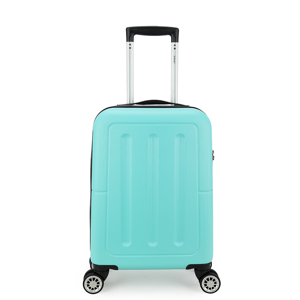 Groen-Decent-Neon-Fix-Handbagage-Koffer-Spinner-55-cm-Mint-Green