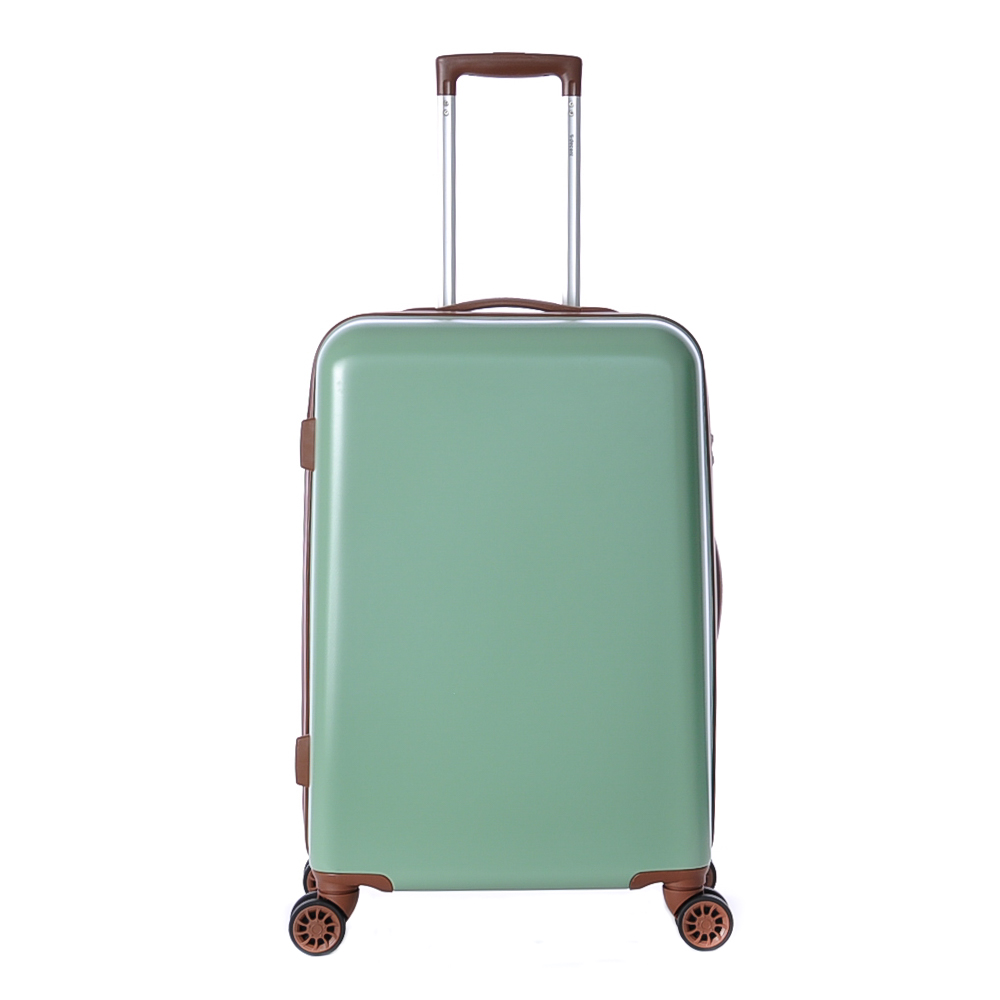 Groen-Decent-Retro-Koffer-Medium-67-cm-Olive-Light-Green