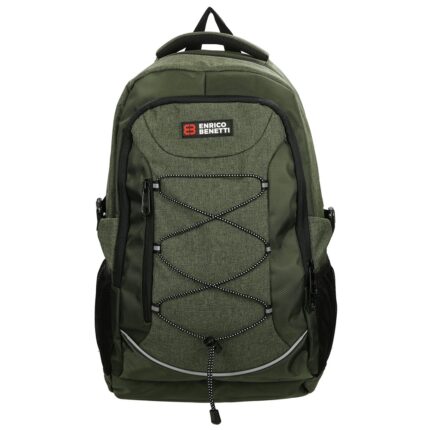 Groen Enrico Benetti Yellow Stone Laptoprugtas 15" Olijf