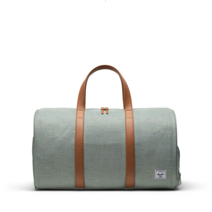 Groen Herschel Novel Duffle Reistas Iceberg Green Crosshatch