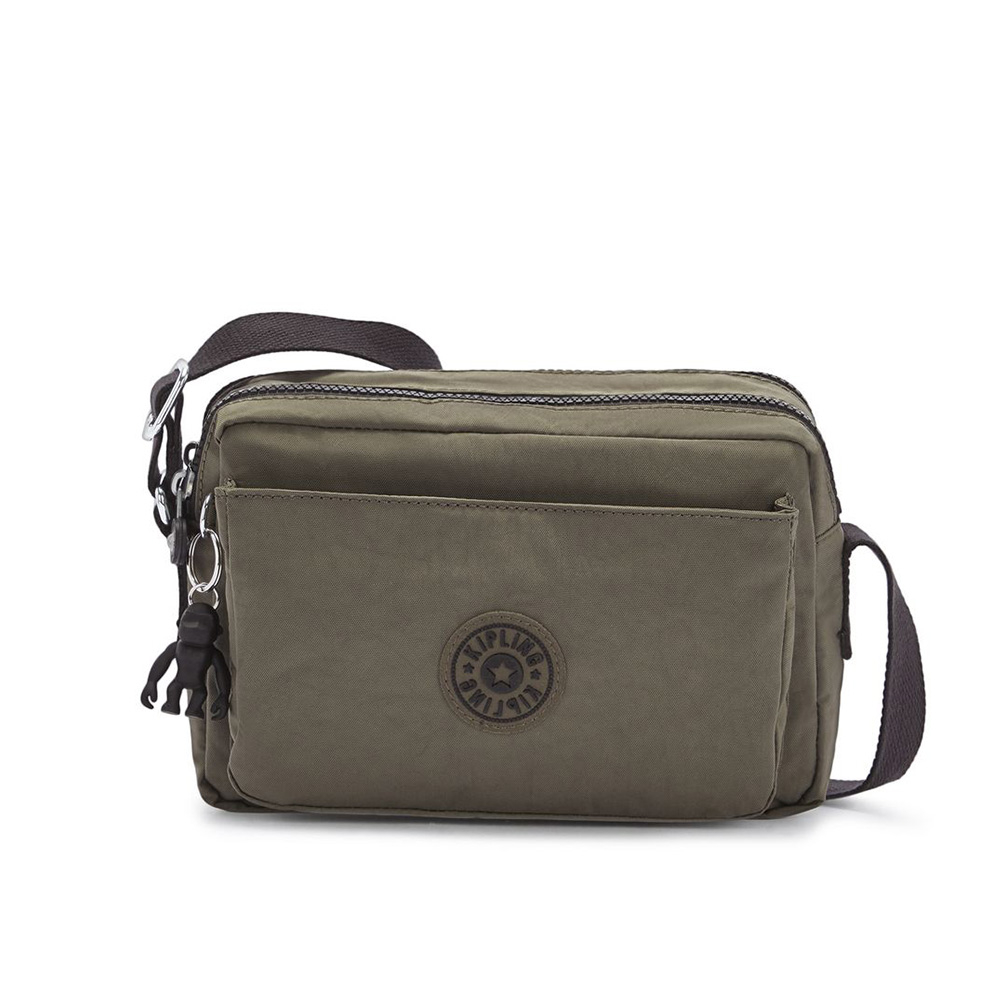 Groen-Kipling-Abanu-Medium-Crossbody-Green-Moss