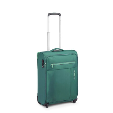 Groen Roncato Lite Soft Cabin Spinner 2 Wheel 55 cm Verde Bottiglia