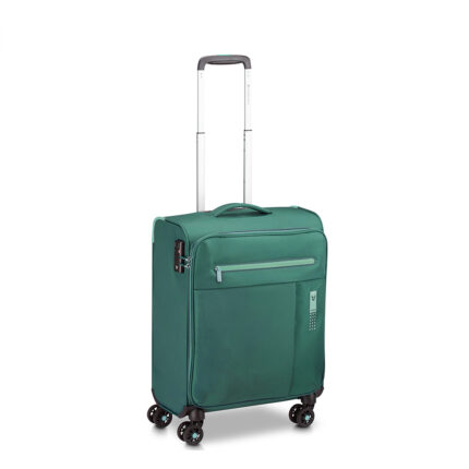 Groen Roncato Lite Soft Cabin Spinner 4 Wheel 55 cm Verde Bottiglia