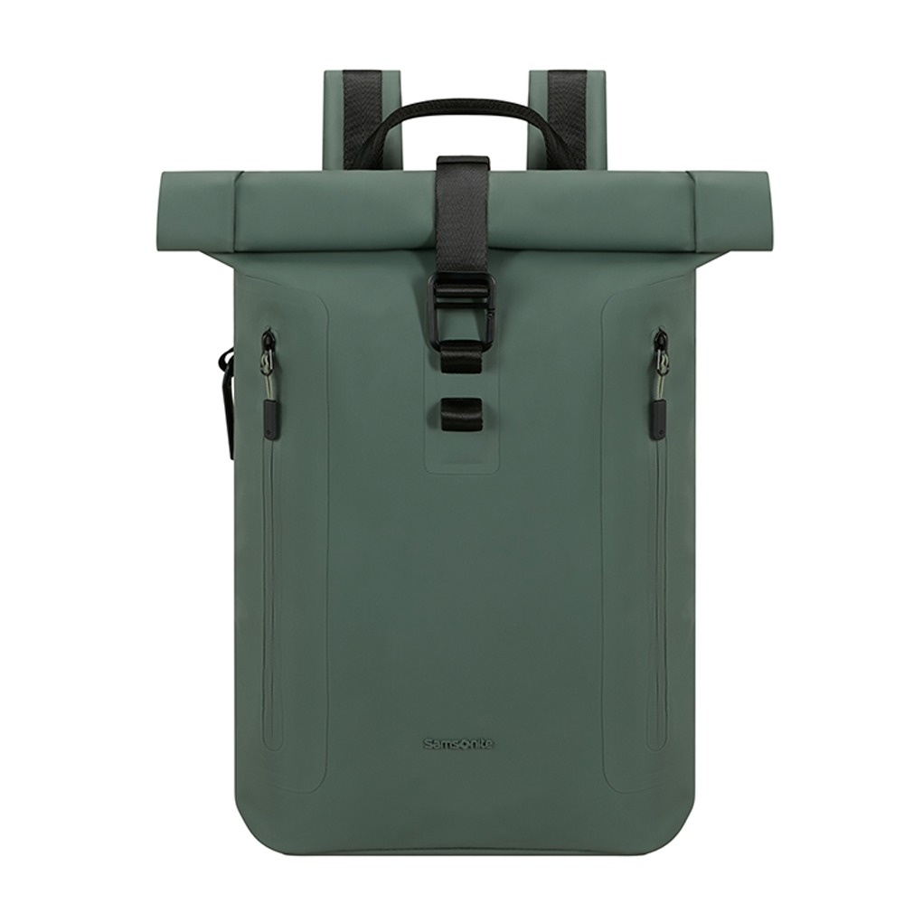 Groen-Samsonite-Coatify-Biz-Rolltop-Backpack-14.1-Green
