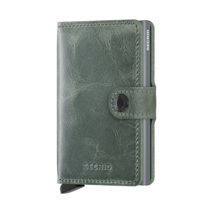 Groen Secrid Mini Wallet Portemonnee Vintage Sage