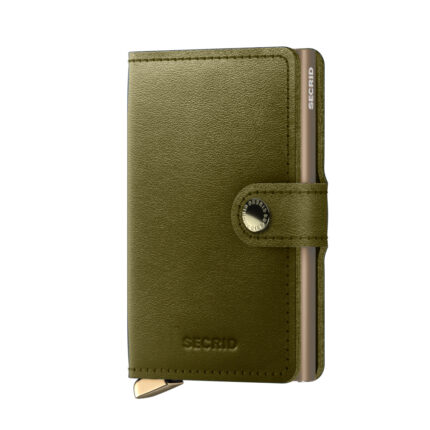 Groen Secrid Premium Mini Wallet Portemonnee Dusk Olive