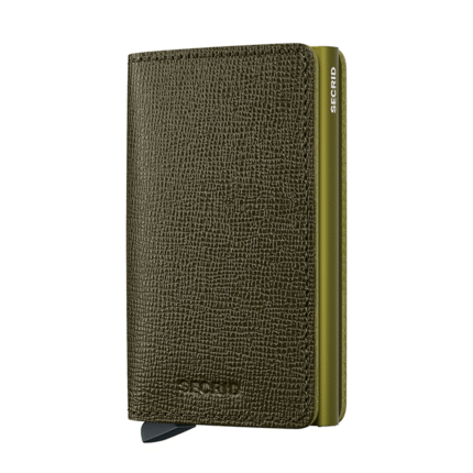 Groen Secrid Slim Wallet Portemonnee Crisple Kelp