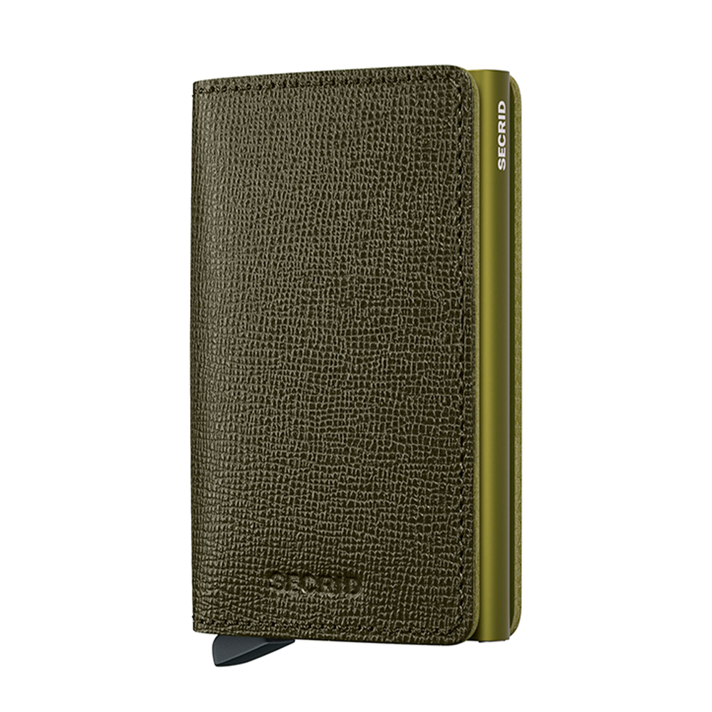 Groen-Secrid-Slim-Wallet-Portemonnee-Crisple-Kelp