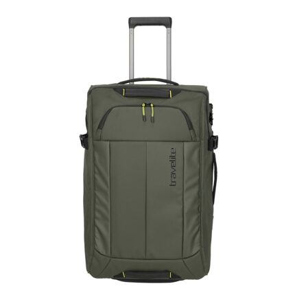 Groen Travelite Briize Wheeled Duffle M Khaki