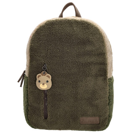 Groen Zebra Trends Kids Rugzak M Teddy Bear Olive