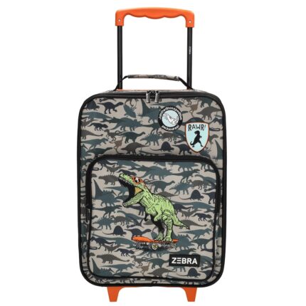 Groen Zebra Trends Zachte Kinderkoffer Adventure Dino Green