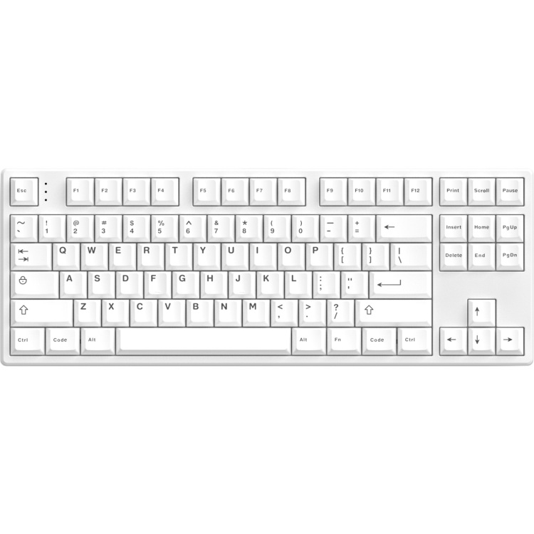 HelloGanss-HS87T-White-toetsenbord