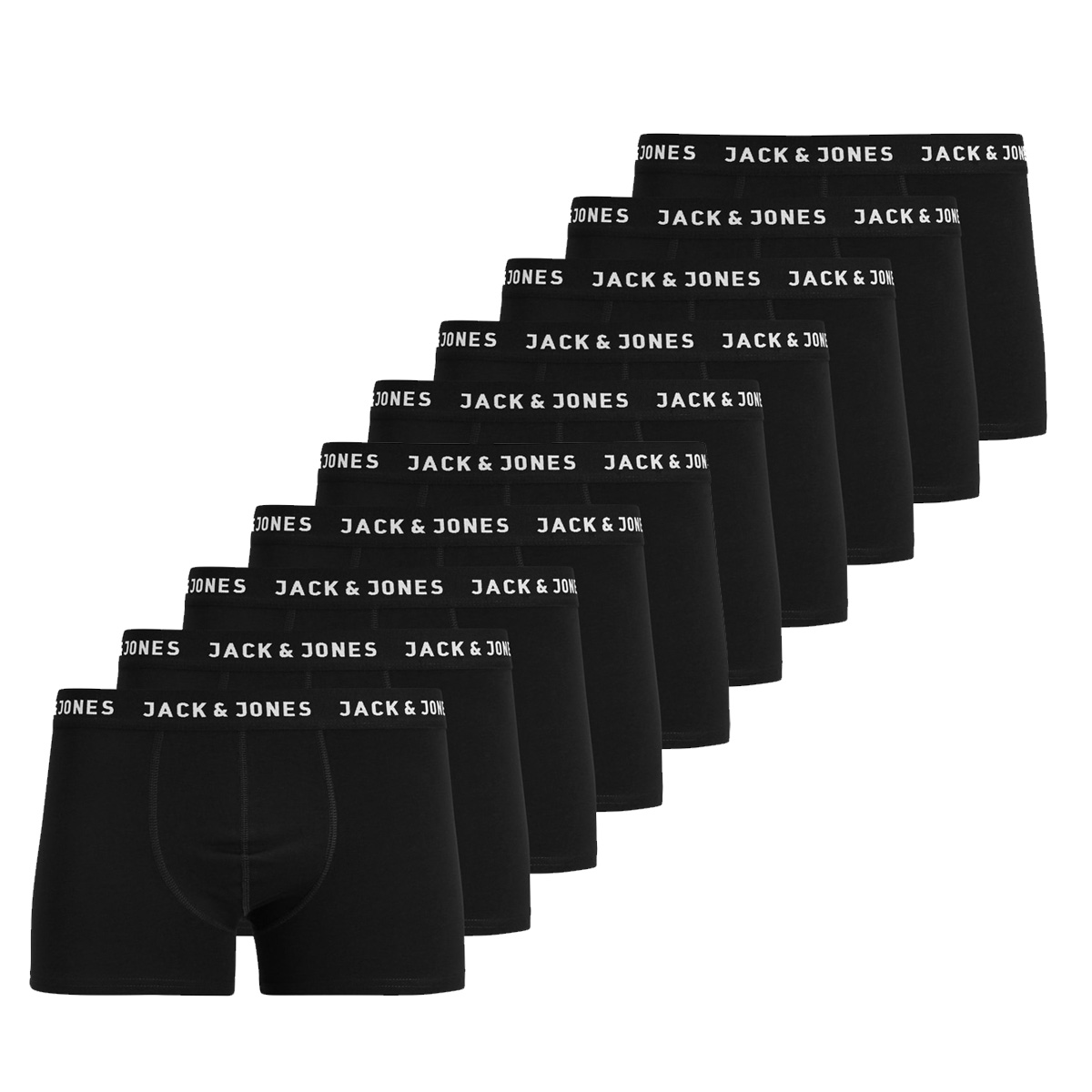 Jack-Jones-Boxershorts-JACHUEY-Trunks-10-pack-Zwart-L