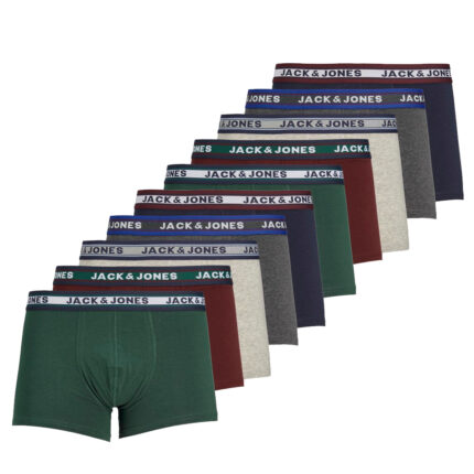 Jack & Jones Boxershorts JACOLIVER Trunks 10-pack Multicolor-M