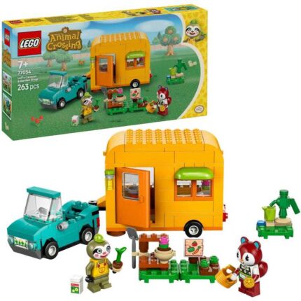LEGO Animal Crossing - Leifs caravan en tuinwinkel Constructiespeelgoed