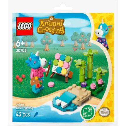 LEGO Animal Crossing - Strandschilderen met Julian Constructiespeelgoed