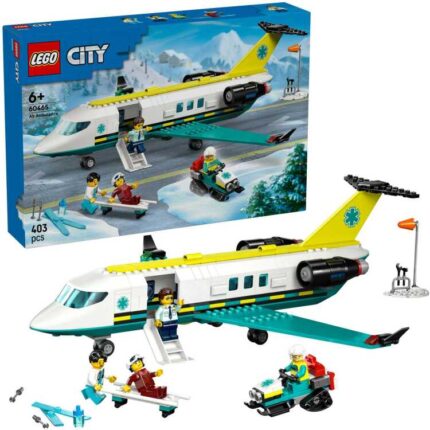 LEGO City - Ambulancevliegtuig Constructiespeelgoed