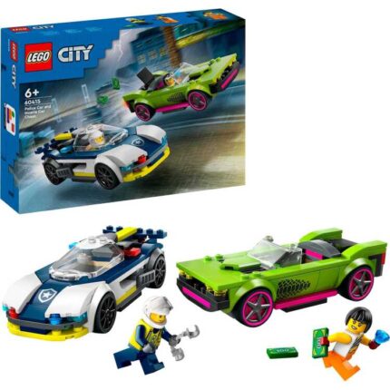 LEGO City - Politiewagen en snelle autoachtervolging Constructiespeelgoed