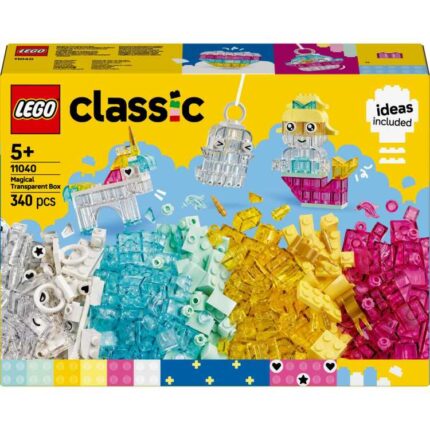 LEGO Classic - Magische transparante doos Constructiespeelgoed