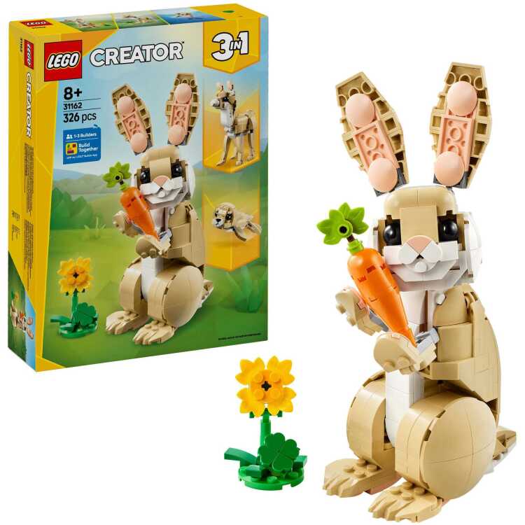 LEGO-Creator-3-in-1-Lief-konijn-Constructiespeelgoed