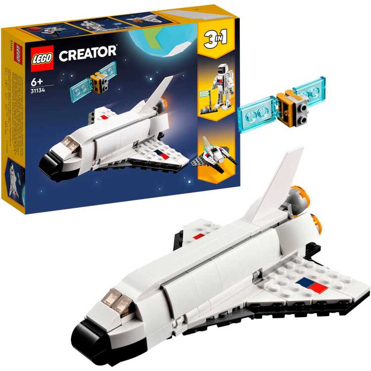 LEGO-Creator-3-in-1-Space-Shuttle-Constructiespeelgoed