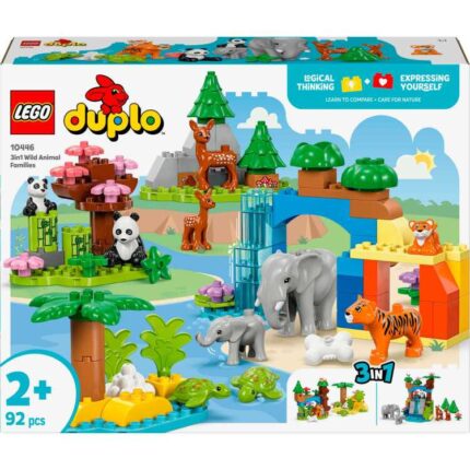 LEGO DUPLO Stad - 3-in-1 families van wilde dieren Constructiespeelgoed