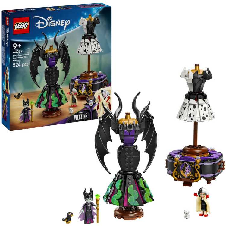 LEGO-Disney-De-jurken-van-Maleficent-en-Cruella-De-Vil-Constructiespeelgoed