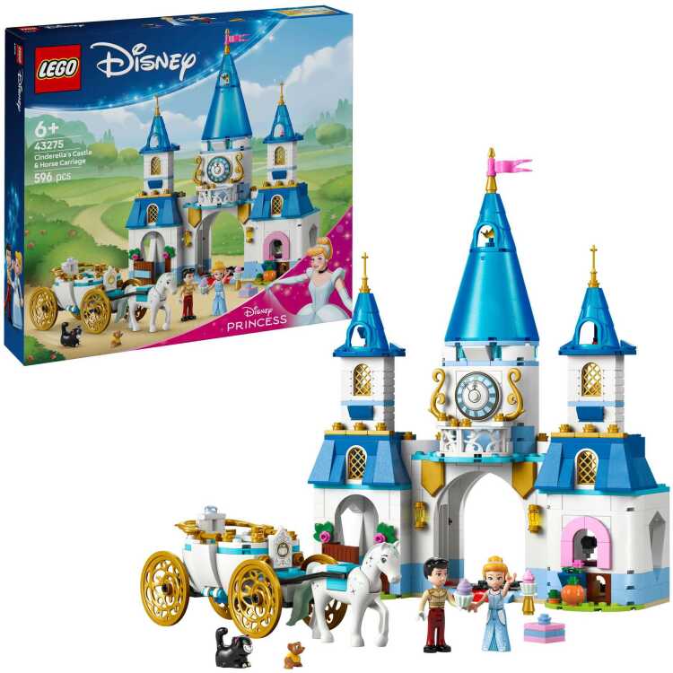 LEGO-Disney-Princess-Assepoesters-kasteel-en-paardenkoets-Constructiespeelgoed