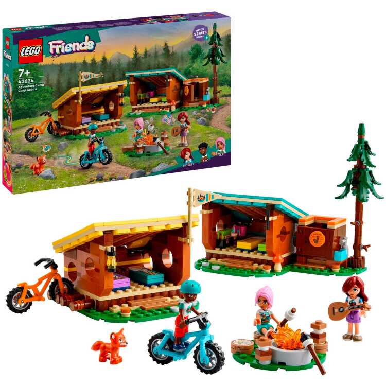 LEGO-Friends-Avonturenkamp-knusse-boshutten-Constructiespeelgoed