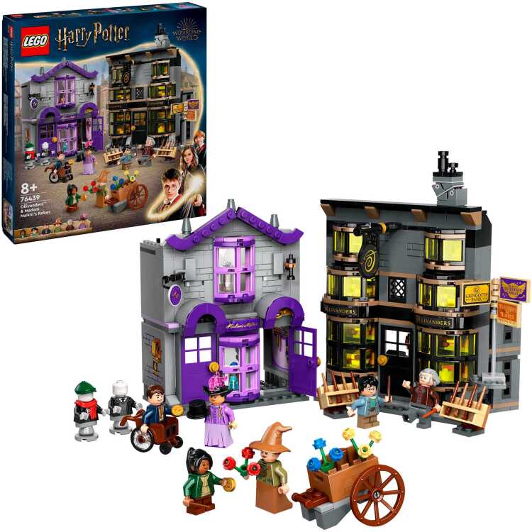 LEGO-Harry-Potter-Olivanders-Madame-Mallekins-gewaden-Constructiespeelgoed