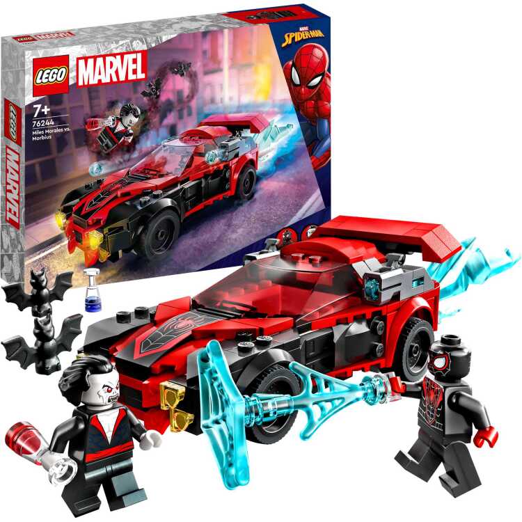LEGO-Marvel-Miles-Morales-vs.-Morbius-Constructiespeelgoed