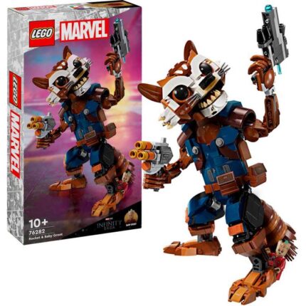 LEGO Marvel - Rocket en Baby Groot Constructiespeelgoed