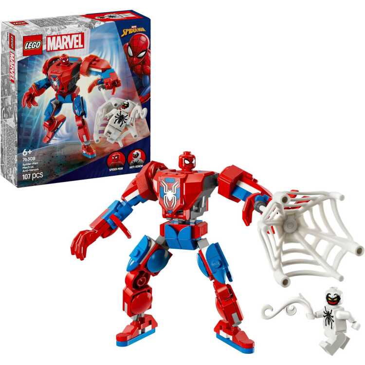 LEGO-Marvel-Super-Heroes-Spider-Man-mecha-vs.-Anti-Venom-Constructiespeelgoed