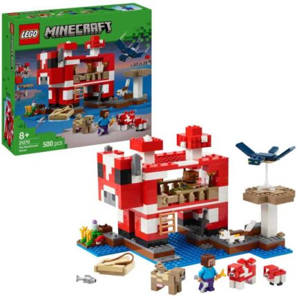 LEGO Minecraft - Het Mooshroom huis Constructiespeelgoed