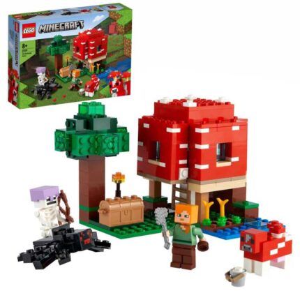 LEGO Minecraft - Het Paddenstoelenhuis Constructiespeelgoed