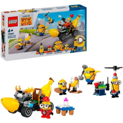 LEGO Minions - Minions en bananenauto Constructiespeelgoed