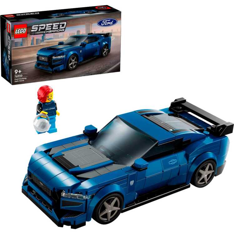 LEGO-Speed-Champions-Ford-Mustang-Dark-Horse-sportwagen-Constructiespeelgoed