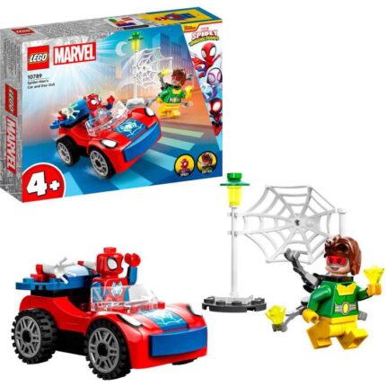 LEGO Spider-Man - Spider-Man's auto en Doc Ock Constructiespeelgoed