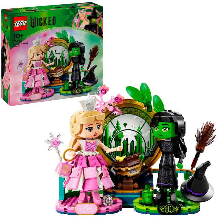 LEGO-Wicked-Elphaba-en-Glinda-figuren-Constructiespeelgoed