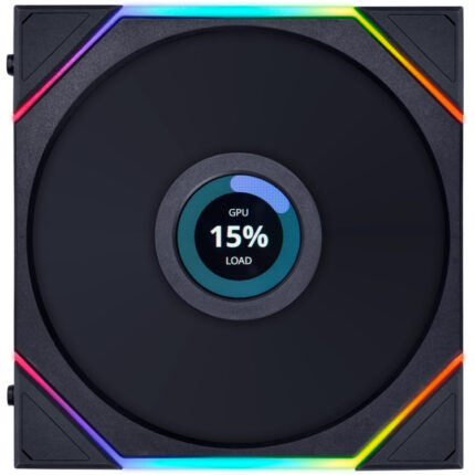 Lian Li UNI FAN TL-LCD140 Reverse Black Single Pack case fan